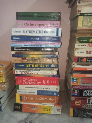 Entrance prepration books(FIITJEE 2 YEAR Package) with notes.