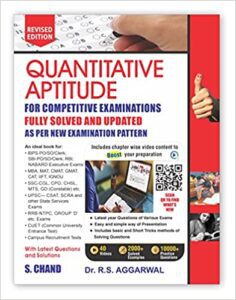 quantitative aptitude for competitive examinations by rs aggarwal